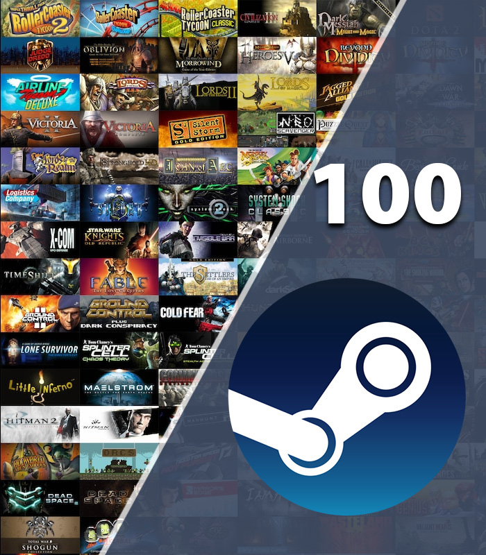 Steam gift card 100